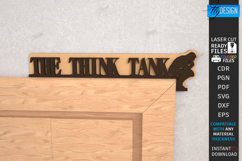 Bathroom Door Corner Laser Cut Bundle|Office Funny Wall Sign Product Image 15