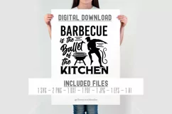 Barbecue is the Ballet of the Kitchen | Funny Bbq SVG Product Image 2