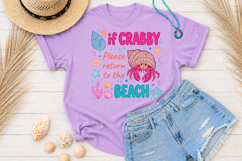 Funny Beach Quotes PNG, Hermit Crab Sublimation Product Image 2