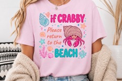 Funny Beach Quotes PNG, Hermit Crab Sublimation Product Image 3