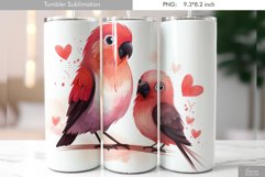 Cartoon Funny Bird Tumbler Sublimation|Grumpy Bird Product Image 1