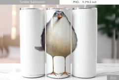 Cartoon Funny Bird Tumbler Sublimation|Grumpy Bird Product Image 1