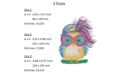 Funny Birds Embroidery Design - Machine Embroidery Patterns Product Image 4
