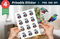 Funny Birds Sticker Clipart Product Image 1