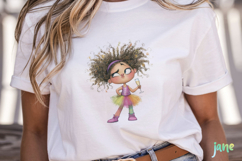 Funny Birthday Party Girl Clipart Product Image 2