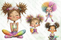 Funny Birthday Party Girl Clipart Product Image 1