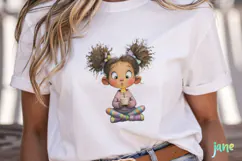 Funny Birthday Party Girl Clipart Product Image 2