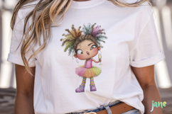 Funny Birthday Party Girl Clipart Product Image 2