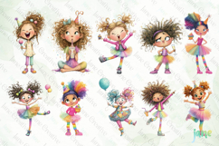 Funny Birthday Party Girl Bundle Clipart Product Image 8