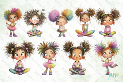 Funny Birthday Party Girl Bundle Clipart Product Image 2