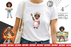 Funny Black Family Cookout Sublimation Product Image 1