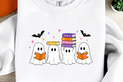 Funny Book Lover Halloween PNG Product Image 3