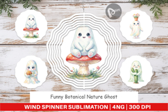 Botanical Ghost Wind Spinner Product Image 1