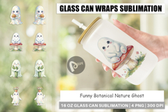 Botanical Ghost Glass Can Product Image 1