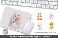 Botanical Ghost Mouse Pad Product Image 1