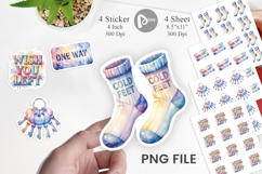 Funny Broke Traveler Quotes Sticker Product Image 1