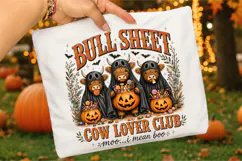 Funny Bull Sheet Png, Spooky Season Cow Png Product Image 3