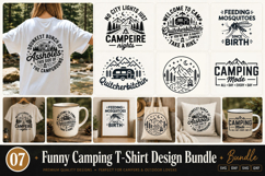 Funny Camping T-Shirt Design Bundle Product Image 1