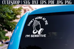 Bumper Sticker SVG - Car Sticker SVG | Funny Car Decal SVG Product Image 2