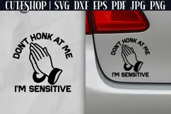 Bumper Sticker SVG - Car Sticker SVG | Funny Car Decal SVG Product Image 1