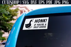Bumper Sticker SVG - Car Sticker SVG | Funny Car Decal SVG Product Image 2