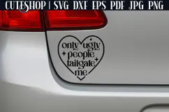 Car Sticker SVG - Bumper Sticker SVG | Funny Car Decal SVG Product Image 2