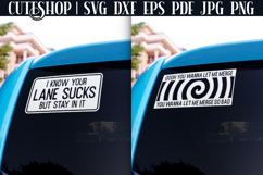 10 Funny Car Decals SVG Bundle - Car Stickers SVG Product Image 4