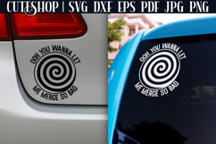 10 Funny Car Decals SVG Bundle - Car Stickers SVG Product Image 7