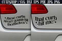 Car Sticker SVG - Bumper Sticker SVG | Funny Car Decal SVG Product Image 2
