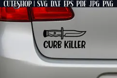 Car Sticker SVG - Bumper Sticker SVG | Funny Car Decal SVG Product Image 2