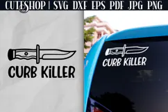 Car Sticker SVG - Bumper Sticker SVG | Funny Car Decal SVG Product Image 1
