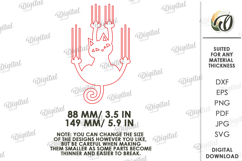 Funny cat sign Laser Cut. Home wall decor SVG Product Image 2