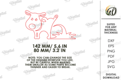 Funny dog sign Laser Cut. Home wall decor SVG Product Image 2
