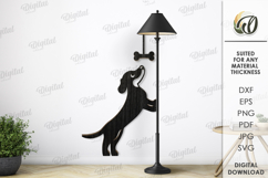 Funny dog sign Laser Cut. Home wall decor SVG Product Image 1