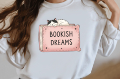 Funny Cat Bookish Breams png Product Image 2