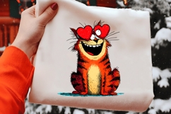 Funny Cat Clipart Sublimation Product Image 2