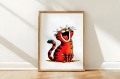 Funny Cat Clipart Sublimation Product Image 3