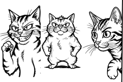 Sassy Tabby Cat Meme Collection Product Image 4