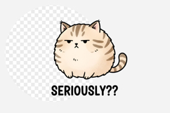 Funny cat seriously png Product Image 1