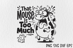 Funny Cow SVG Sarcastic Funny PNG Product Image 1