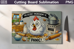 Funny Chicken Cutting Board | Kitchen Cutting Board Product Image 2