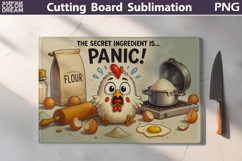 Funny Chicken Cutting Board | Kitchen Cutting Board Product Image 3