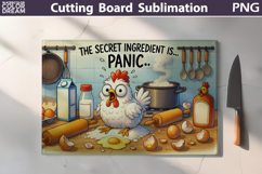 Funny Chicken Cutting Board | Kitchen Cutting Board Product Image 5
