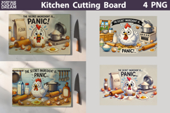 Funny Chicken Cutting Board | Kitchen Cutting Board Product Image 1