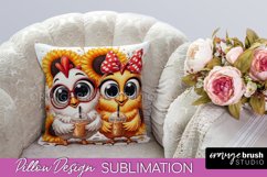 Funny Chicken Pillow Cover Bundle - Pillow Case Sublimation