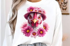 Funny Chicken Sublimation Clipart Product Image 3