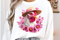 Funny Chicken Sublimation Clipart Product Image 3