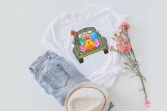 Funny Chicken Design , Chicks Png, Farm Animals Png, Farm House Truck