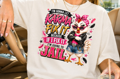 Funny Chicken Sublimation, Sassy Chicken PNG Product Image 2