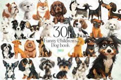 Funny Children&#039;s Dog Book Sublimation Product Image 1